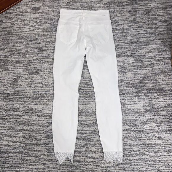 Mother High Waisted Looker Dagger Ankle Fray Size 25 - Picture 3 of 16